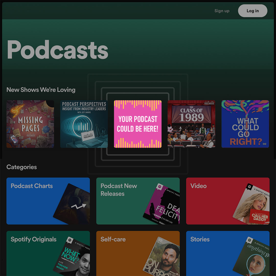 How to get your podcast featured on major podcast apps like Spotify, Apple Podcasts, Amazon Music, and beyond.