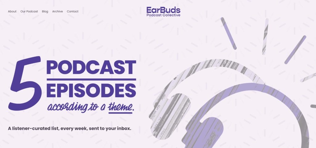 Earbuds Podcast Collective podcast newsletter