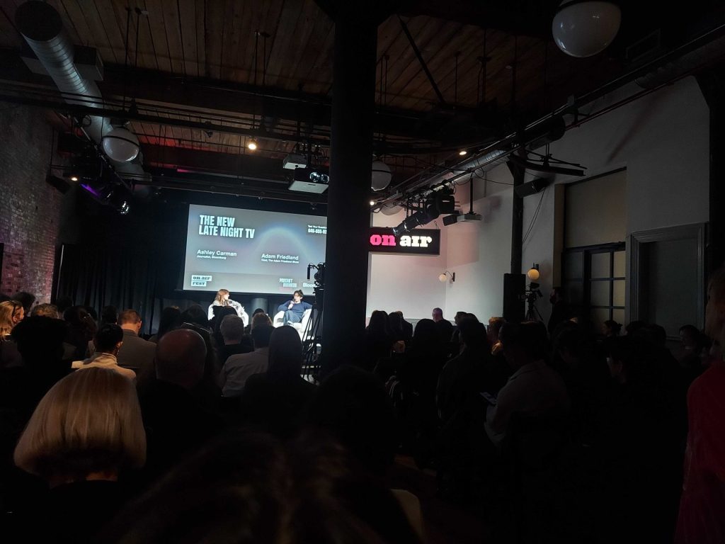 On Air Podcast Business Summit 2026 - The New Late Night TV - Ashley Carman, Adam Friedland