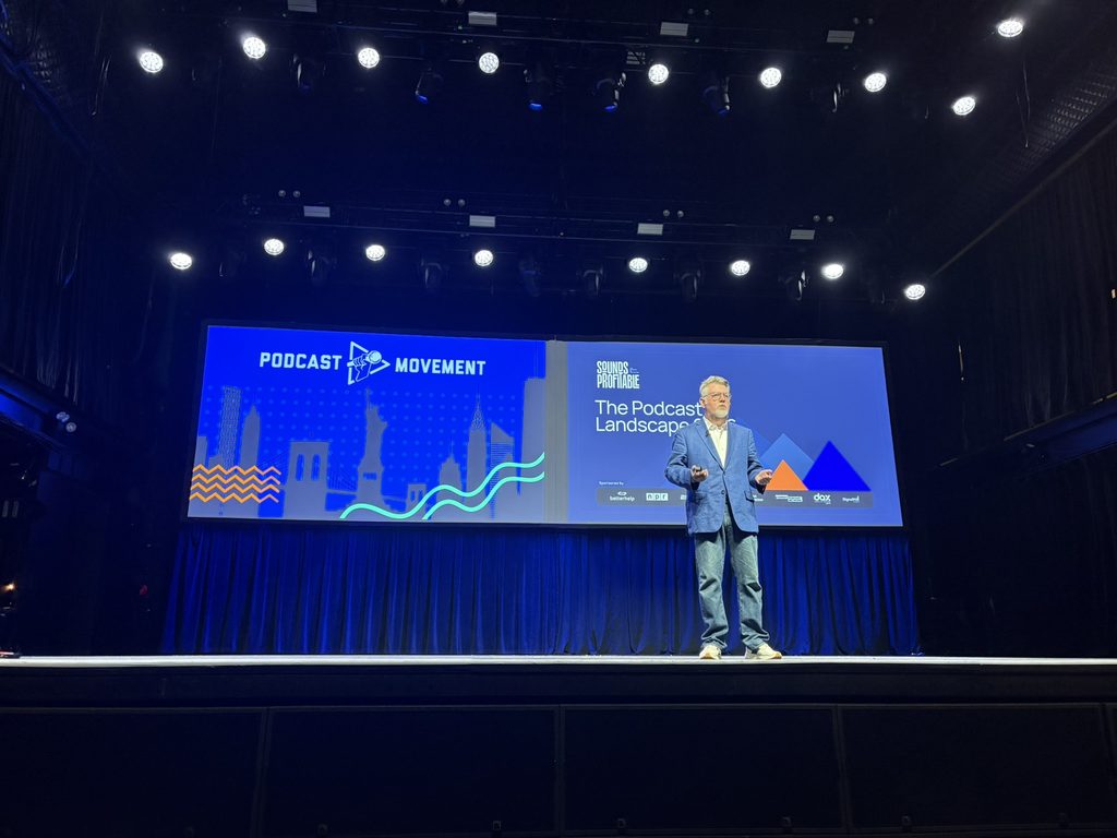 “The Podcast Landscape Study” keynote featuring Tom Webster (Partner, Sounds Profitable)